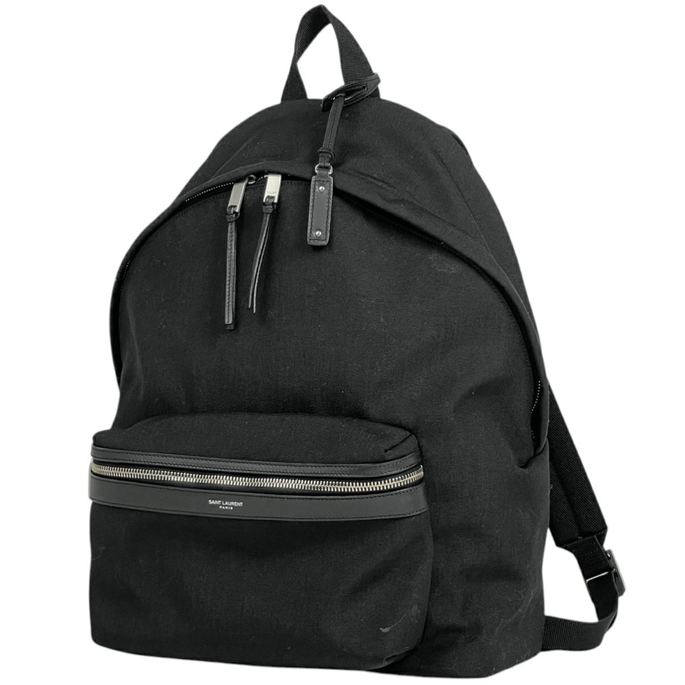 Saint Laurent Paris City Backpack Black